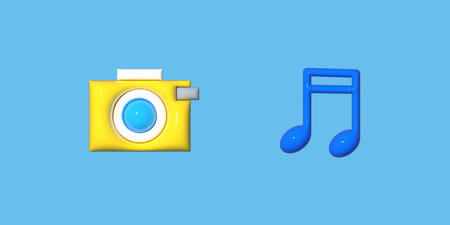 3D stereoscopic icon