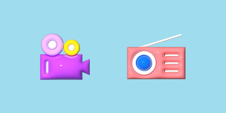 3D stereoscopic icon