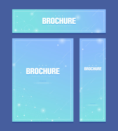 Business brochure template setのイラスト素材
