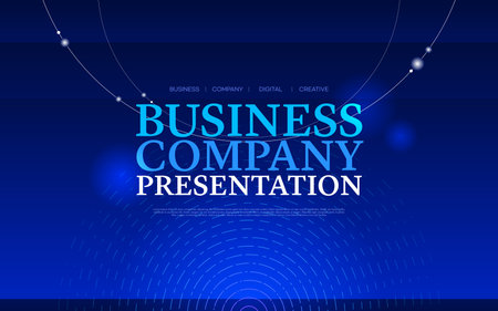 IT business background templateのイラスト素材