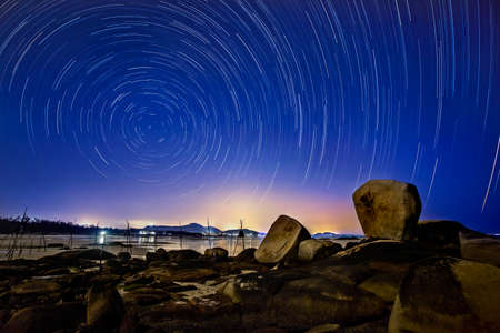Seven Star Bay Starry Skyの写真素材