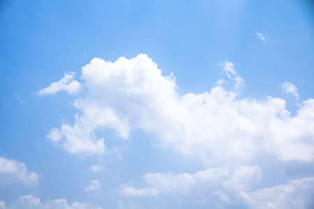 white cloudsの写真素材