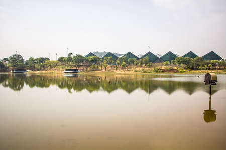 Longgang Universiade center in Shenzhenのeditorial素材