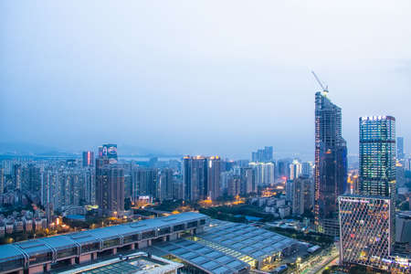Shenzhen Futian Districtのeditorial素材