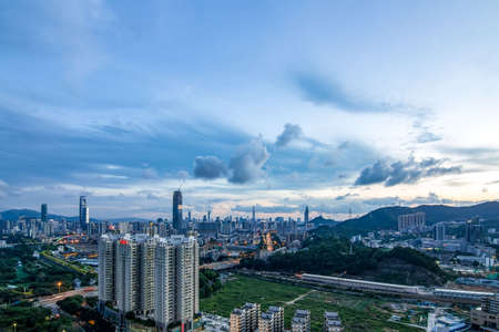 Skyline of Shenzhen, Bujiのeditorial素材