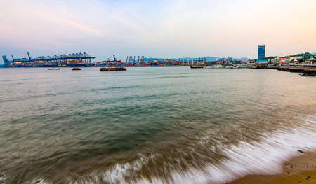 Yantian port of Shenzhenのeditorial素材