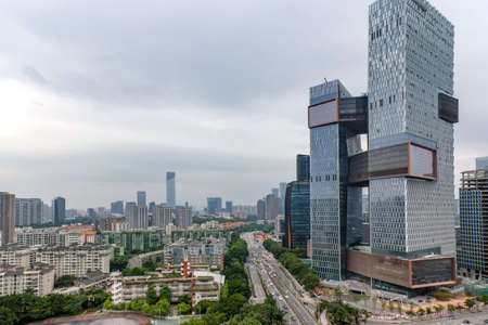 Shenzhen Binhai high rise buildingsのeditorial素材