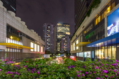Night view of Shenzhen City
