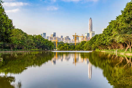 Shenzhen Beacon Hill Parkの写真素材