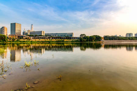 Shenzhen Xiangmi Lake Parkの写真素材