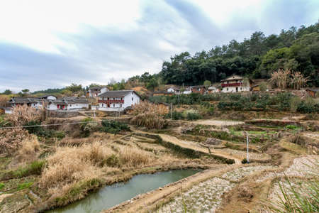 Farmland in the countrysideの写真素材