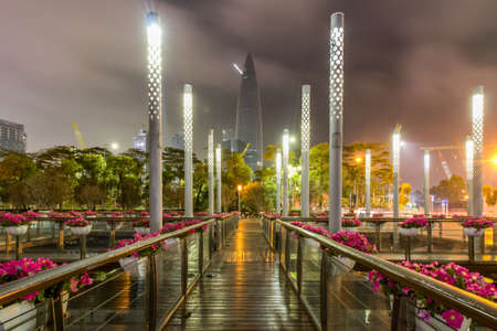 Night view of Shenzhen coast cityのeditorial素材