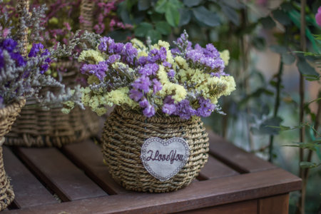 Flowers in the basket