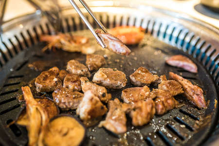 Korean barbecueの写真素材