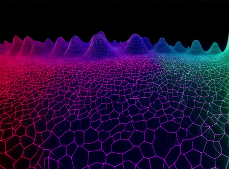 magic glow shiny abstract background. 3D rendering.の写真素材