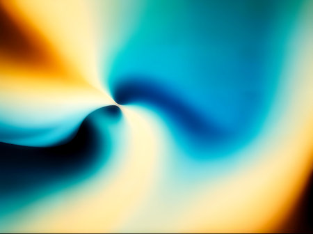 Light Blue, Yellow abstract layout. An elegant bright illustration with gradient.. High quality photoの写真素材