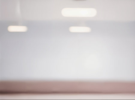 BLURRED OFFICE BACKGROUND. High quality photo.の写真素材