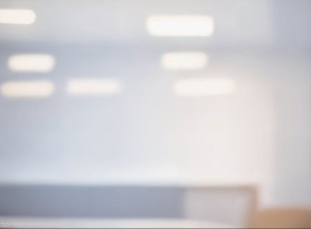 BLURRED OFFICE BACKGROUND. High quality photo.の写真素材