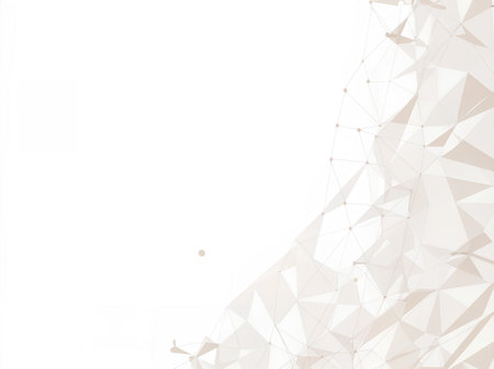 Abstract background with interweaving of colored lines and dots. High quality photoの写真素材