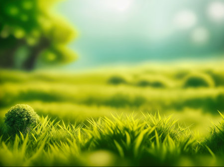 beautiful natural landscape with bokeh in Background. High quality photoの写真素材