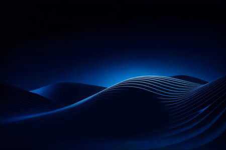 Modern Black Background Line Light Abstract . High quality photo