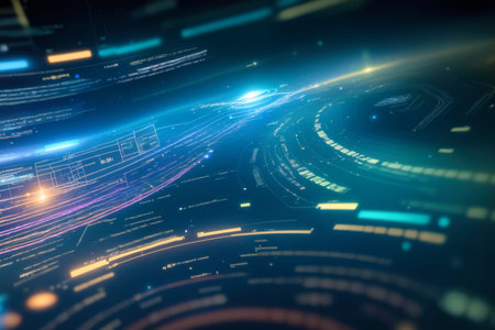 abstract Information computer data technology communication concept background. High quality photo