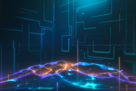 abstract Information computer data technology communication concept background. High quality photo