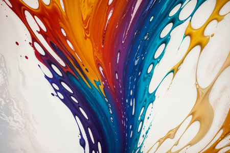 Abstract painted art background. Abstract colorful brush strokes as a background. High quality photo