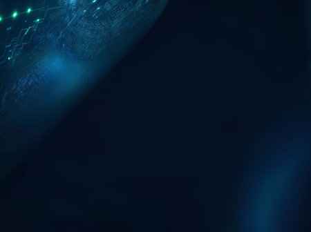 Abstract blue technology hexagonal background . High quality photo