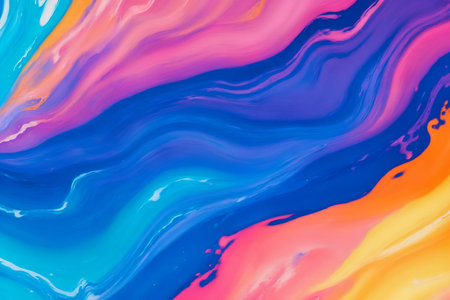 Splash of paint Colorful. Abstract background. Digital Art, colored floating liquid in the trend...