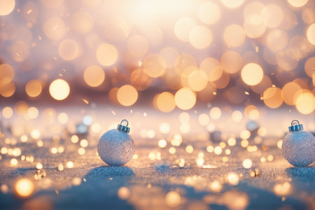 Sparkling holiday abstract background with stars and snowflakes. High quality photoの素材