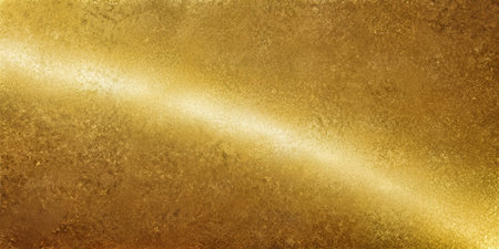 Gold foil texture background with highlights and uneven surface. High quality photo