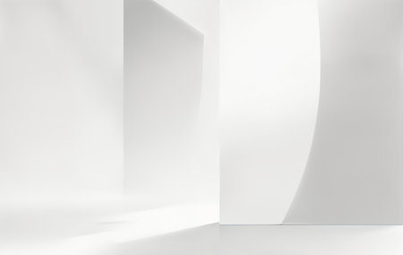 Abstract white and grey background. Subtle abstract background, blurred patterns. High quality photoの写真素材