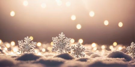 Sparkling holiday abstract background with stars and snowflakes. High quality photoの素材