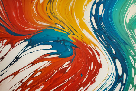 Abstract painted art background. Abstract colorful brush strokes as a background. High quality photo