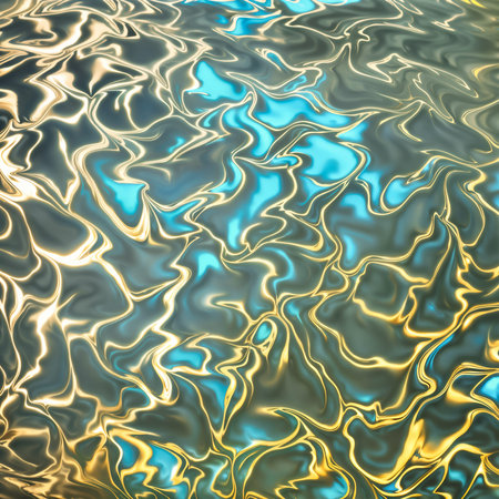 background image of water, blue water, bubbles, waves, stains. High quality photo