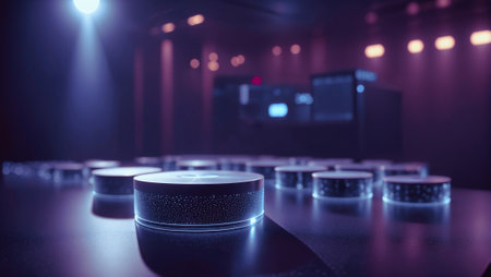 Background of Black Texture Technology Concepの素材
