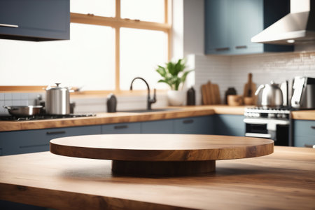 Kitchen themed product display platformの素材