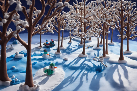 Clay Art - Winter Sceneryの素材