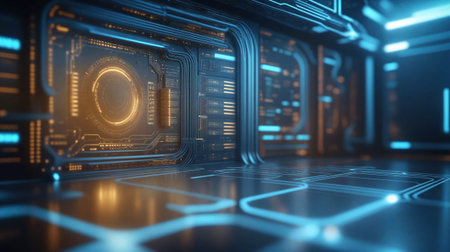 Concept diagram of big data server roomの素材