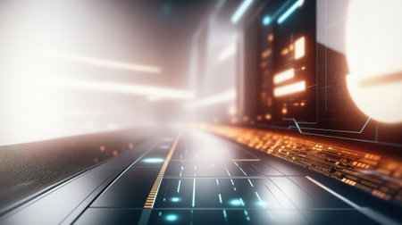 Concept diagram of big data server roomの素材