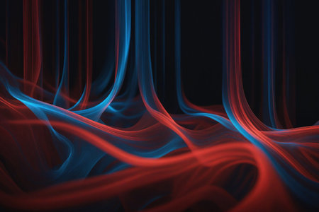 Abstract Line Curve Art Wallpaperの素材