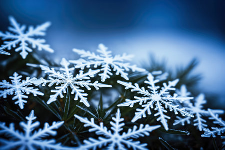 Snowflake close-upの素材