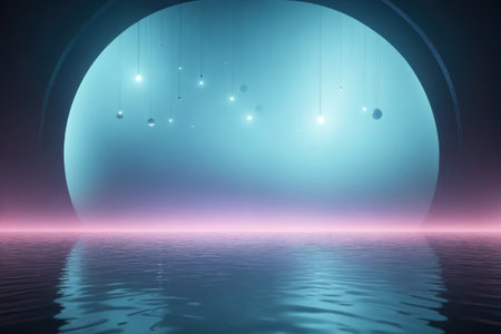 Fantastic landscape wallpaper backgroundの素材