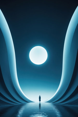 Fantastic landscape wallpaper backgroundの素材