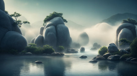 Creative poster template backgroundの素材