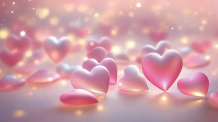 Valentine's Day poster templateの素材