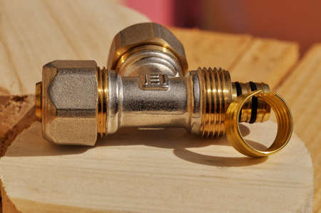 water pipe connectorの写真素材