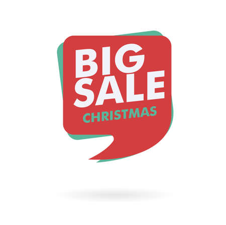 merry christmas sale promotion banner - big saleのイラスト素材