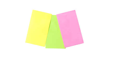 Reminder Stickers on white backgroundの写真素材